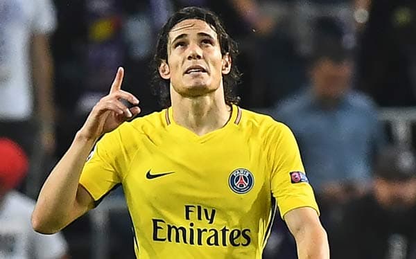 Cavani - Anderlecht x PSG