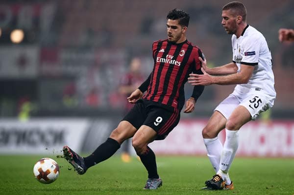 André Silva - Milan x AEK Atenas