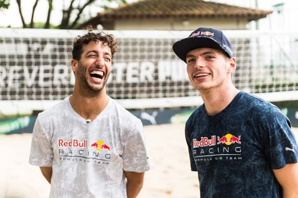 Daniel Ricciardo e Max Verstappen (Red Bull)