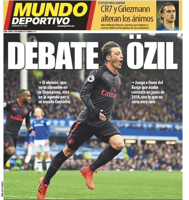 Özil - Capa Mundo Deportivo