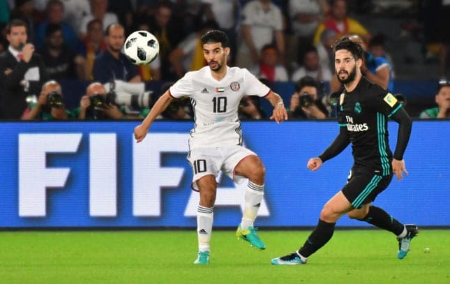 Isco e Boussoufa - Al Jazira x Real Madrid