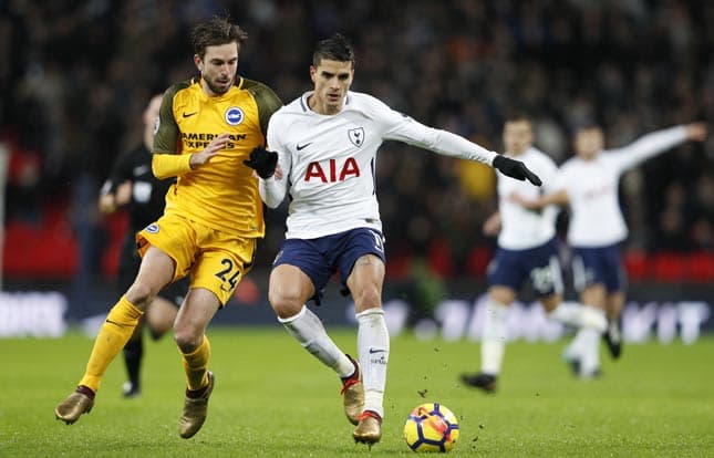 Lamela e Propper - Tottenham x Brighton