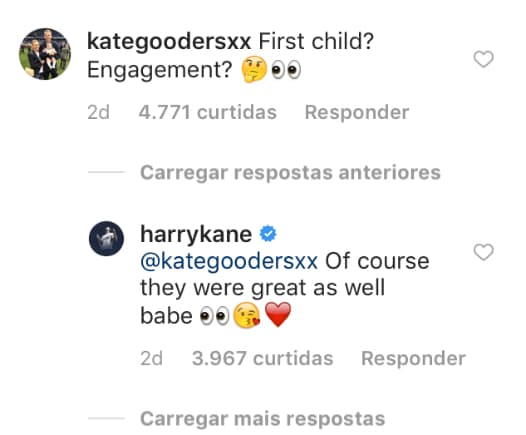 Harry Kane comemora ano de artilheiro e leva bronca da noiva