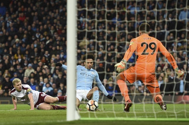 Sané - Manchester City x Burnley