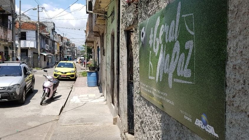 Campanha de paz nos estádios - Complexo da Maré