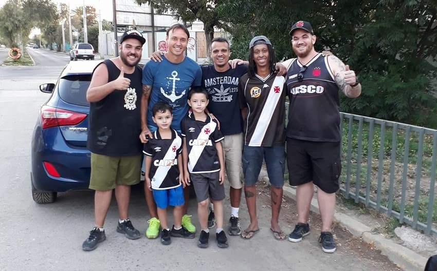 Torcedores do Vasco no Chile