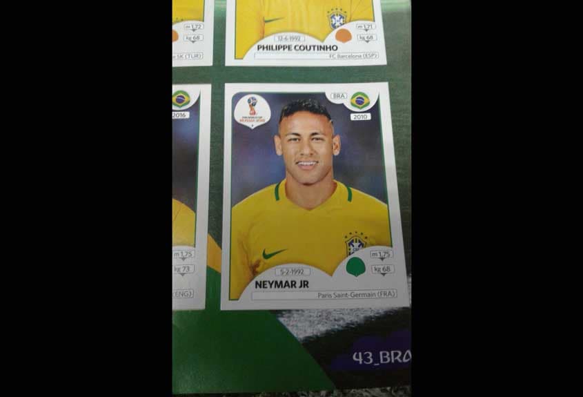 Figurinhas do álbum da Copa