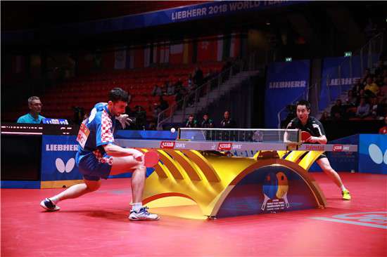 Tsuboi em ação no primeiro jogo do confronto