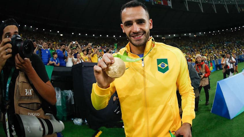 Renato Augusto medalha olímpica