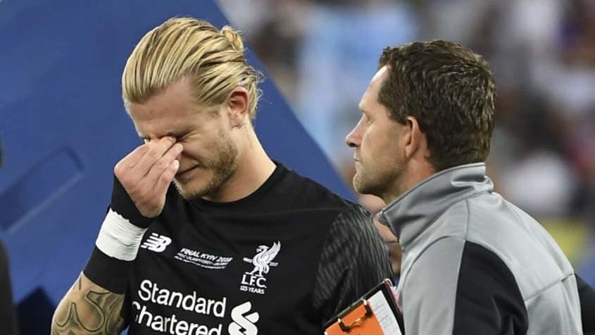 Karius, do Liverpool na última final da Champions