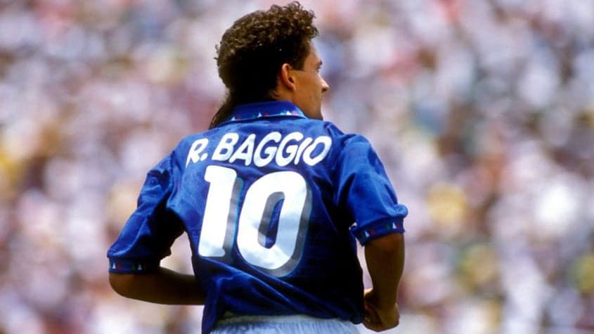 Roberto Baggio, um dos maiores ídolos da Itália, é o quinto colocado da lista (Foto: Divulgação)