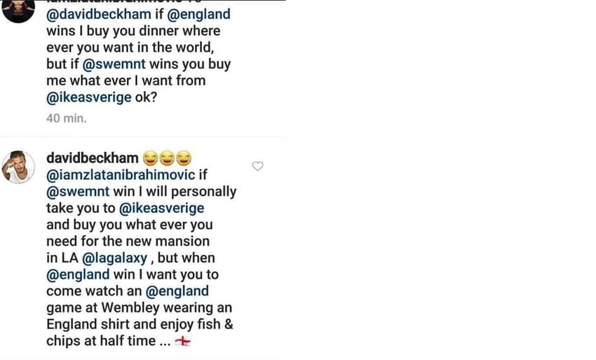 Ibrahimovic e Beckham