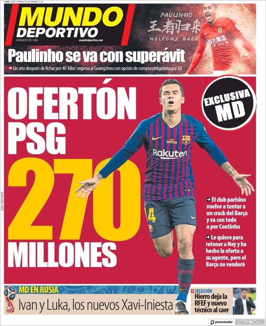 Coutinho PSG