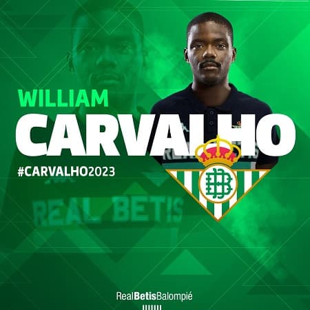 Após deixar o Sporting, William Carvalho foi anunciado como reforço do Real Bétis. O português assinou um contrato válido até 2023