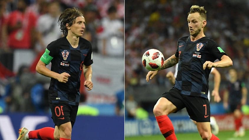 Montagem Modric e Rakitic