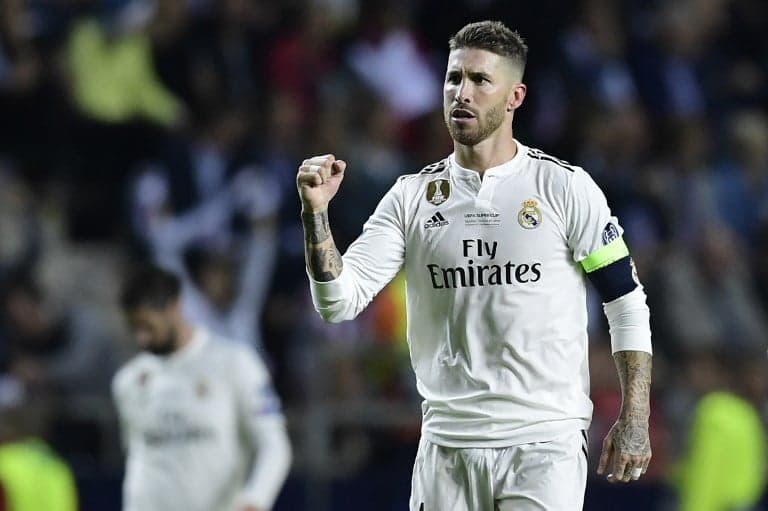 Real Madrid x Atletico Sergio Ramos