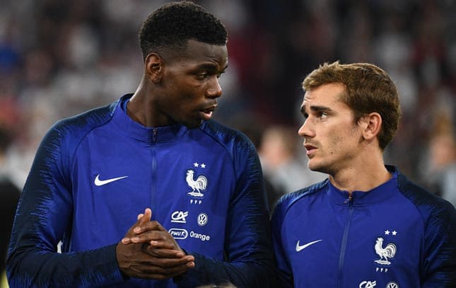 Pogba e Griezmann - Alemanha x França