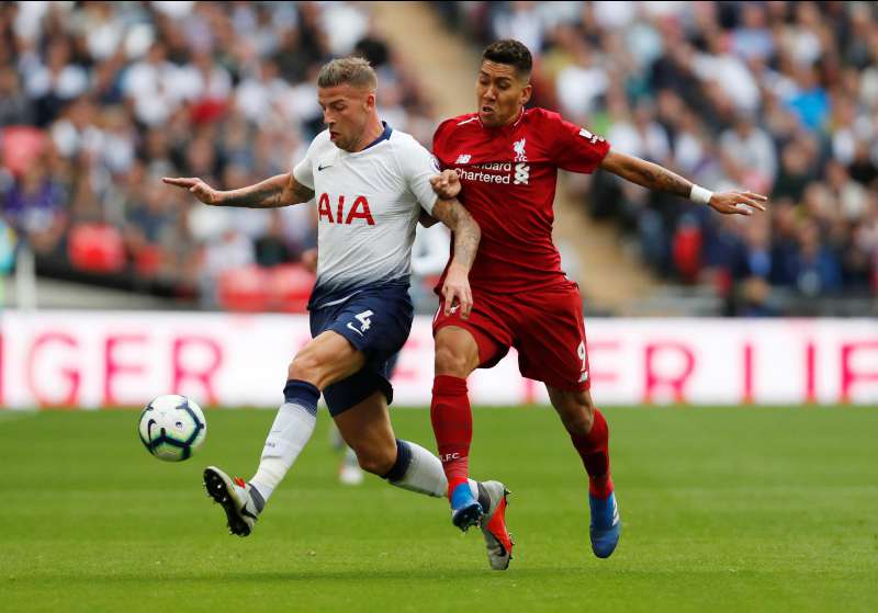 Tottenham x Liverpool - Vertonghen e Firmino