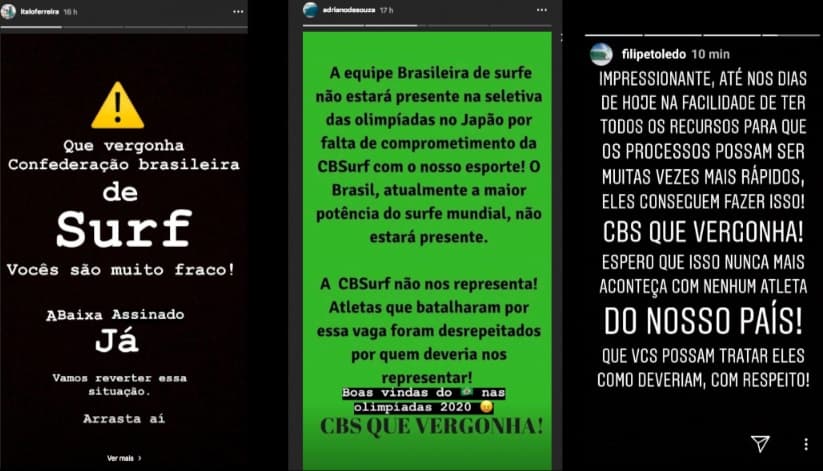 Surfistas criticam CBSurf e criam abaixo assinado pedindo mudanças na gestão da entidade