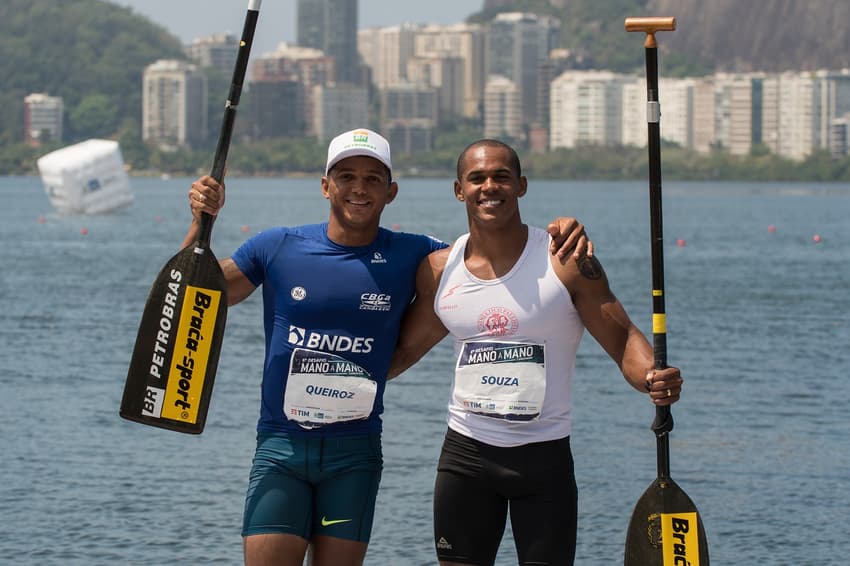 Erlon de Souza e Isaquias Queiroz