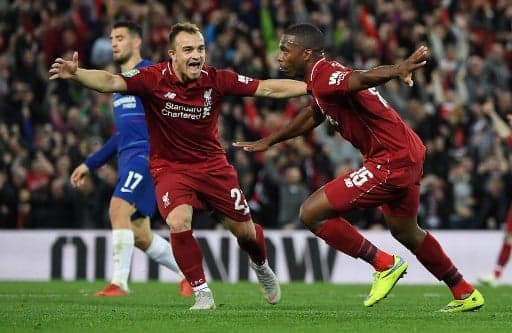 Shaqiri e Sturridge - Liverpool x Chelsea