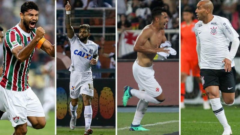 Montagem - Gum, Gabigol, Rios e Sheik