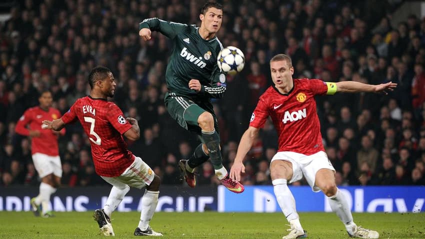 Cristiano Ronaldo Real Madrid x Manchester United