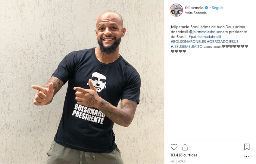 Felipe Melo - Jair Bolsonaro