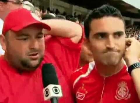 Torcedor colorado se decepciona com gol do Flamengo