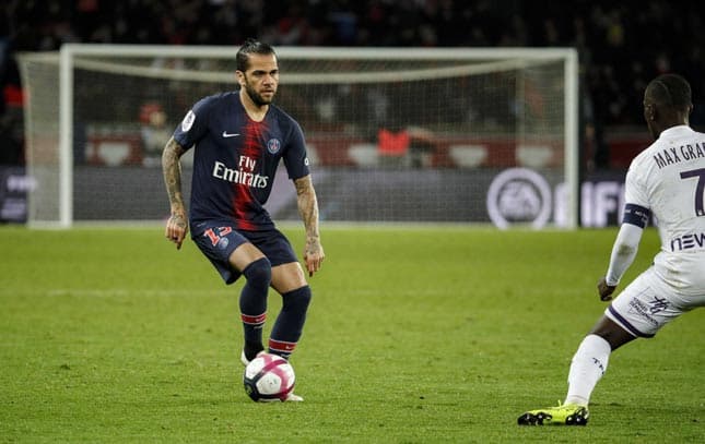 Daniel Alves - PSG x Toulouse