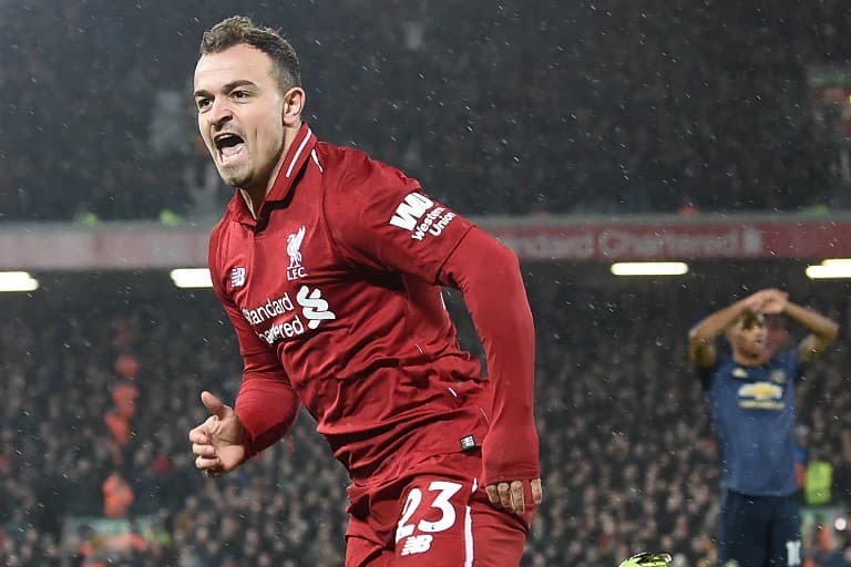 Shaqiri - Liverpool x Manchester United