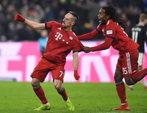 Ribéry e Renato Sanches - Bayern de Munique x RB Leipzig