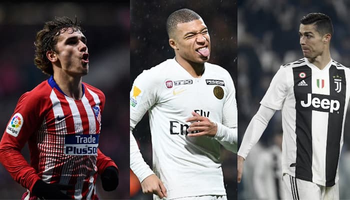 Griezmann - Mbappé - Cristiano Ronaldo