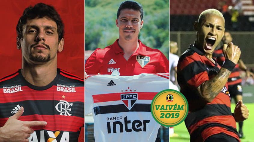 Rodrigo Caio, Hernanes, Neilton VAIVÉM