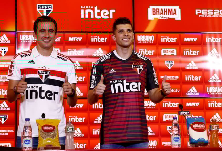 SAO PAULO FC : APRESENTACAO - PABLO E TIAGO VOLPI