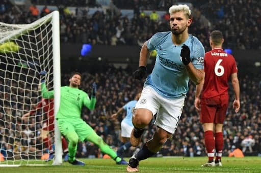 Agüero - Manchester City x Liverpool