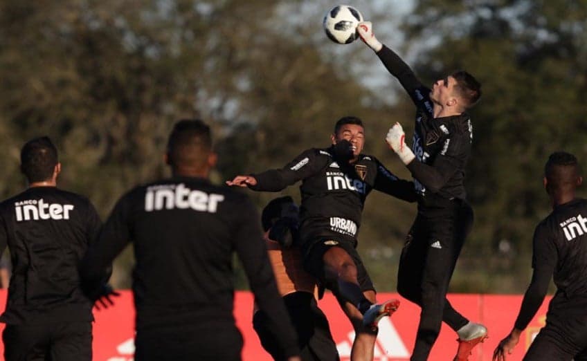 Treino do São Paulo nos EUA