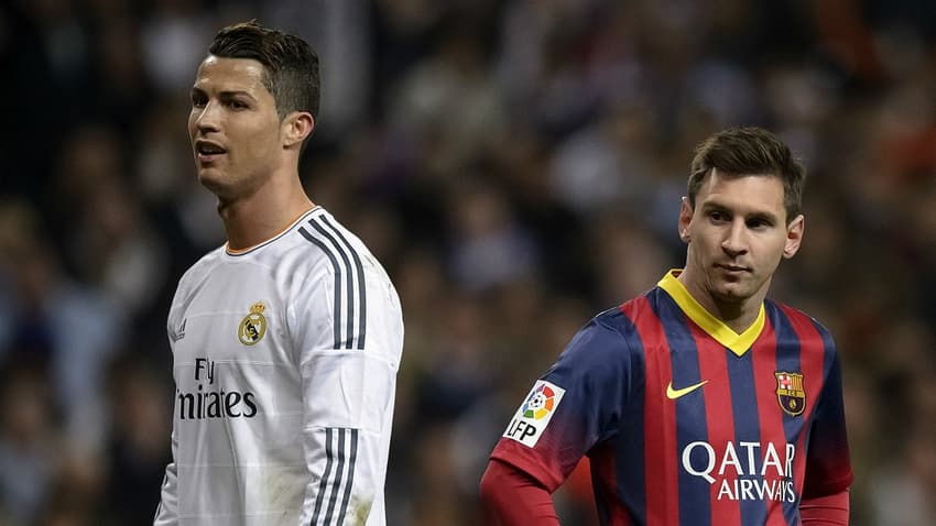 Durante uma década, o clássico entre Real Madrid e Barcelona foi palco do combate entre Cristiano Ronaldo e Messo (Foto: AFP)