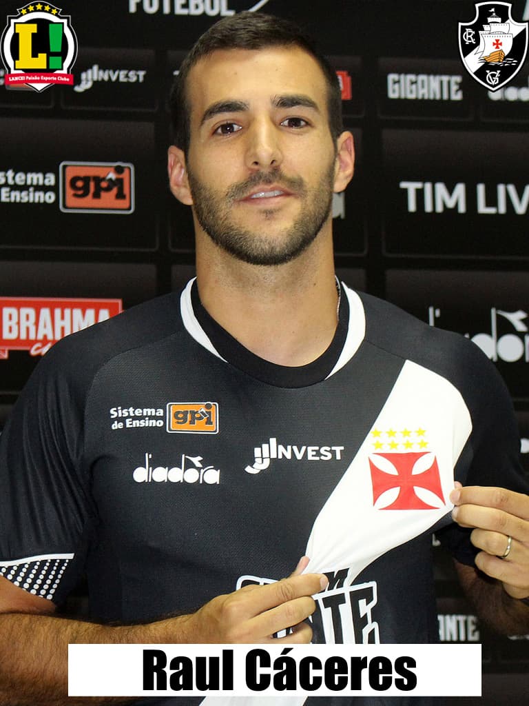 Atuações - Vasco - Raul Cáceres