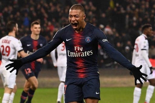 Mbappé - PSG x Guingamp