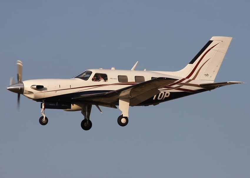 Avião cujo modelo transportava o jogador argentino