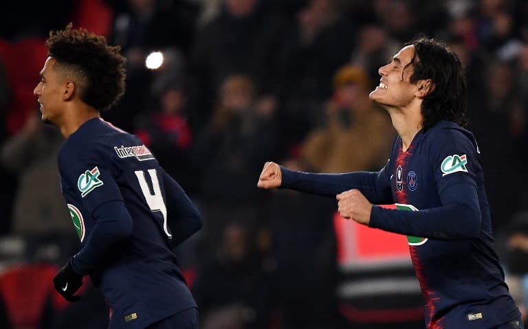 Cavani - PSG x Strasbourg