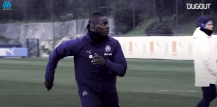 Balotelli primeiro treino no Marselha