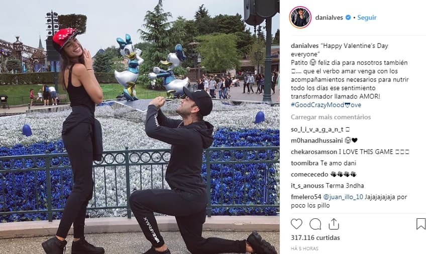 Valentine's Day - Dani Alves e Joana Sanz