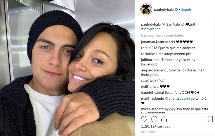 Valentine's Day - Paulo Dybala e Oriana Sabatini