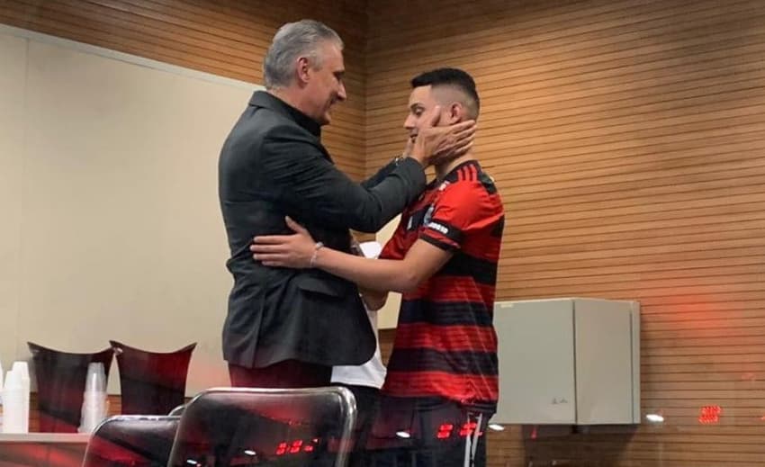 Tite e Cauan Fluminense x Flamengo