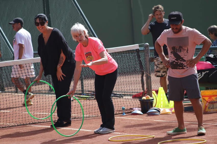 Judy Murray em evento no Brasil