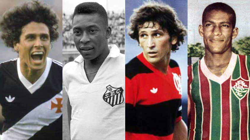 Montagem Dinamite, Pelé, Zico e Waldo