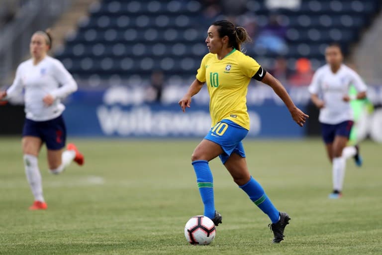 Inglaterra x Brasil - Feminino