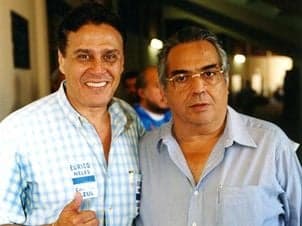 Eurico Miranda e Roberto Dinamite